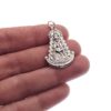 Colgante Medalla Virgen del Rocío de 40×24 mm (2)