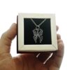 Colgante mariposa en plata 925 (1)