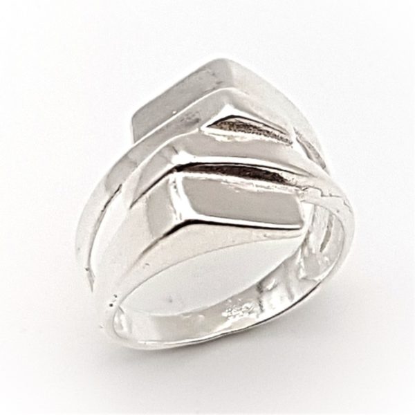 anillo liso de plata (2)