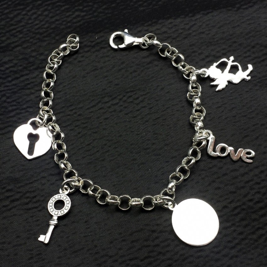 Pulsera del Amor en plata. Pulsera del Amor en plata.