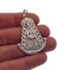 Colgante en Plata 925 Medalla Virgen del Rocío (5)