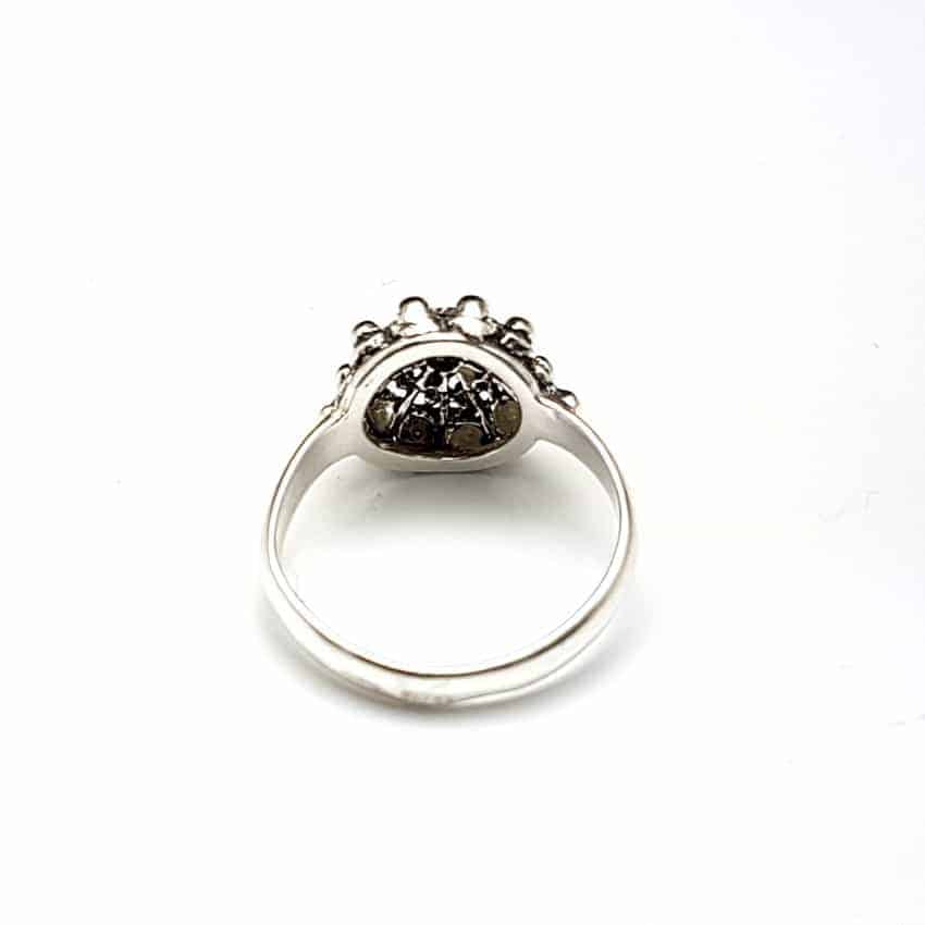 Anillo botón charro en plata Anillo botón charro en plata