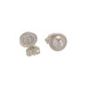 Pendientes plata de 8,2 mm con perla sintética de 6 mm (2) Pendientes plata de 8,2 mm con perla sintética de 6 mm (2)