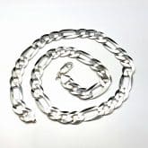 Cadena de plata Cartier 3-1 50 cm