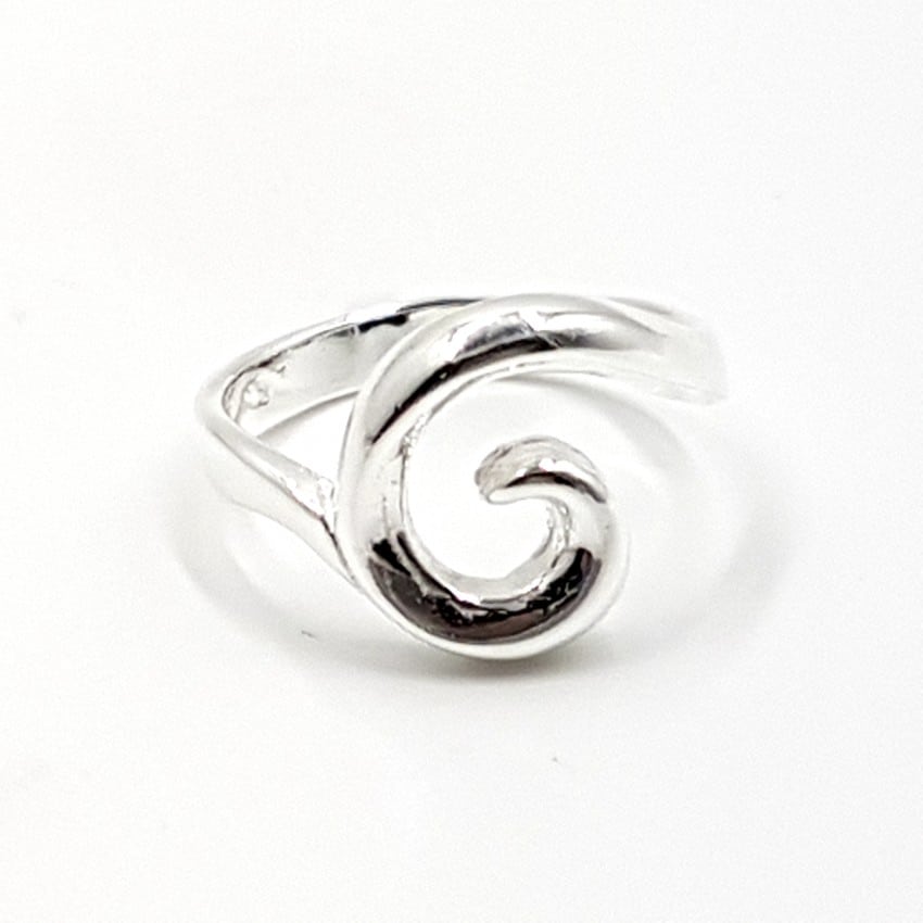 Anillo de plata con espiral Anillo de plata con espiral