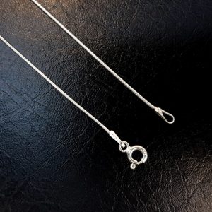 Cadena TOPO de 50 cm de largo fabricada en plata