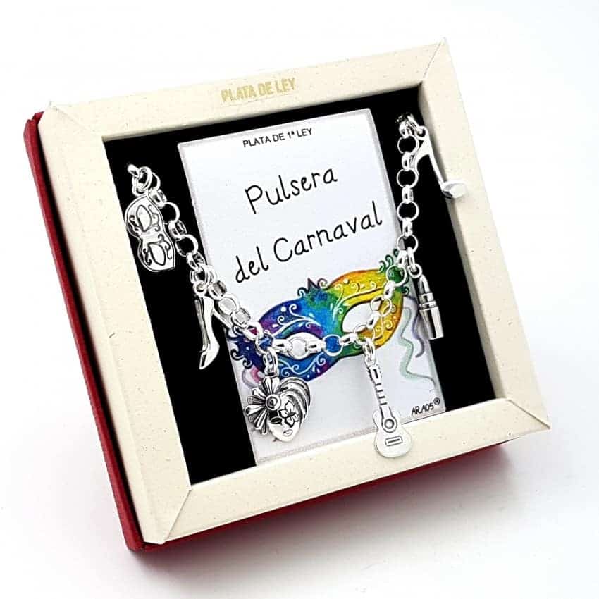 Pulsera del carnaval en plata 77948 Pulsera del carnaval en plata 77948