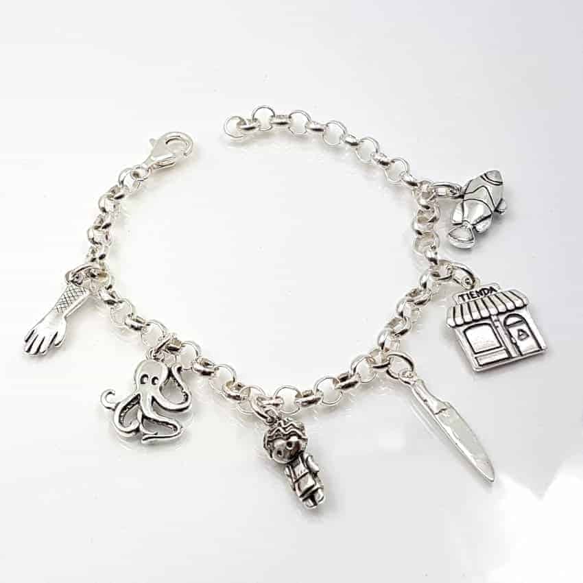 Pulsera de la pescadera en plata 77960