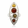 anillo ámbar