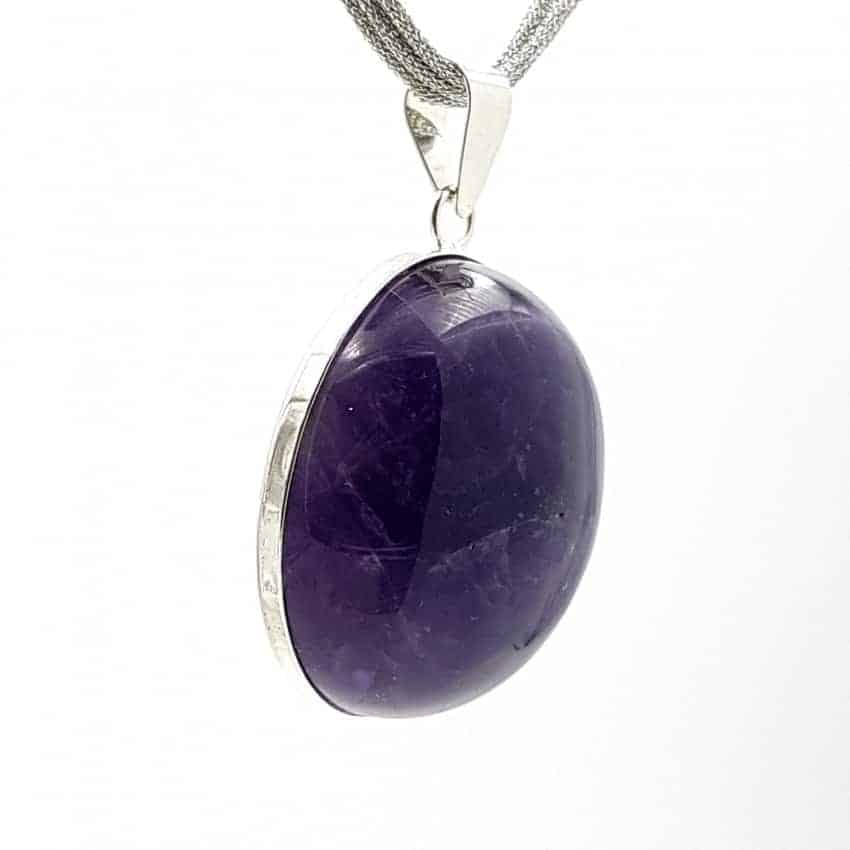 Colgante de amatista en plata