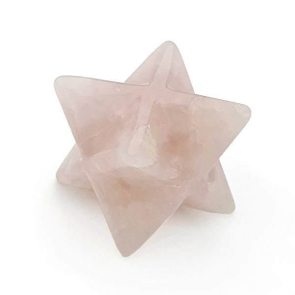 Estrella merkaba de cuarzo rosa (2)
