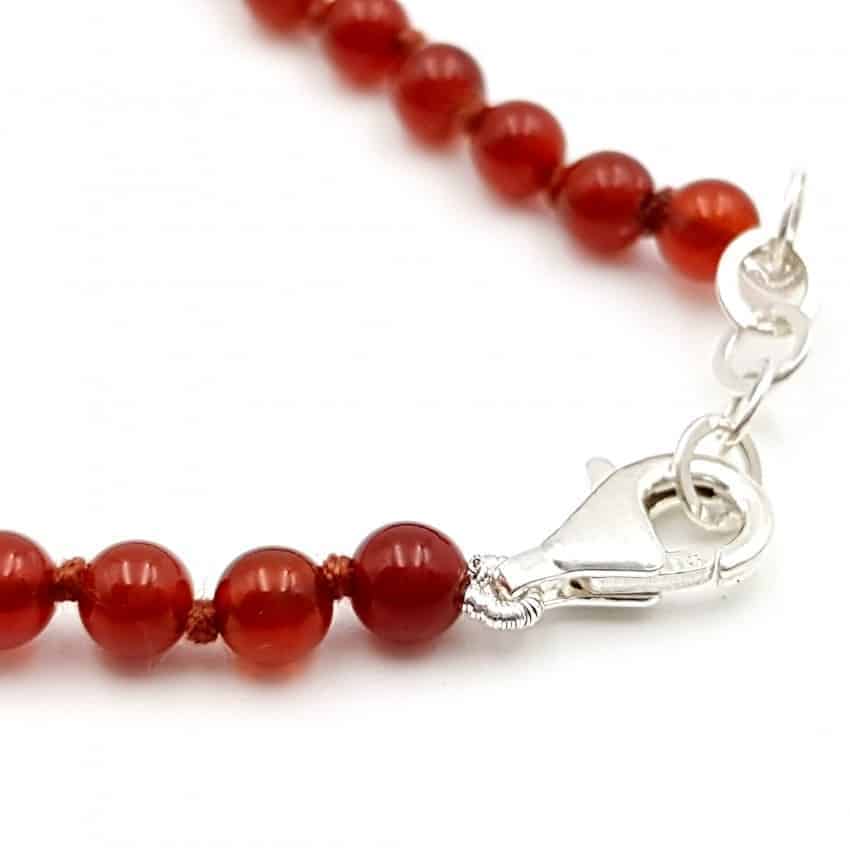 Pulsera ágata cornalina