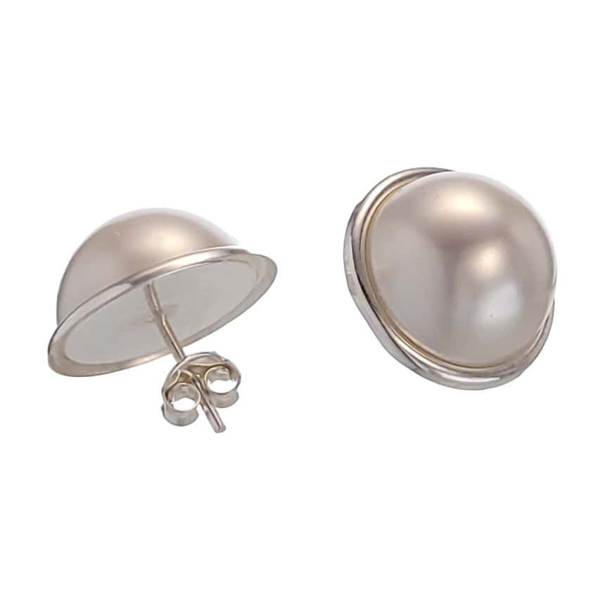 PENDIENTES 18,4 mm media perla (3)