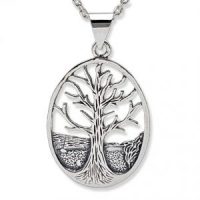 Árbol de la vida, colgante de plata. Amuleto