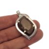 Exclusiva joya de plata, colgante de cuarzo con rutilo (4)