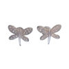 Pendientes plata mariposa con circonitas (2)