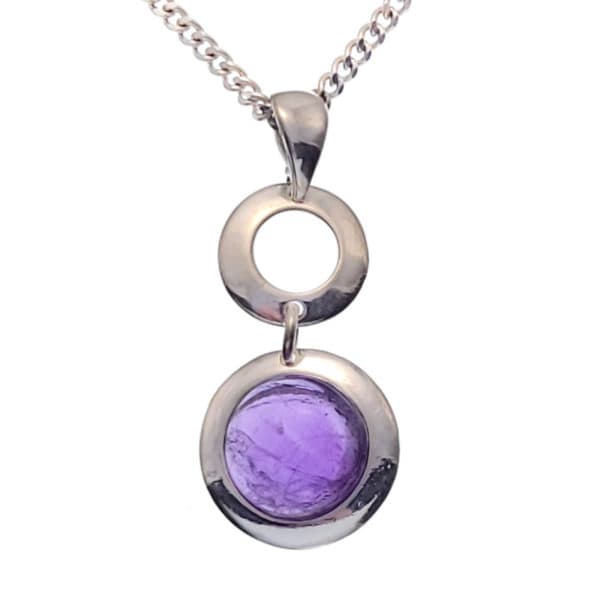 Colgante Círculo del Equilibrio de amatista (3)