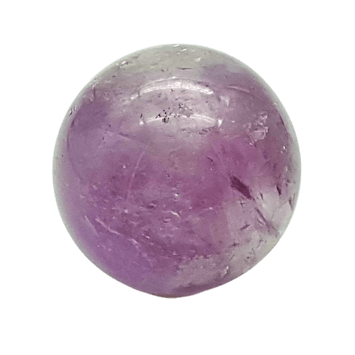 Esfera de amatista de 5,8 centímetros de diámetro