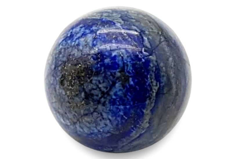 Esfera de lapislázuli de Afganistán de 4 centímetros