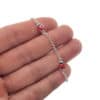 Pulsera de plata de mariquitas rojas (1) Pulsera de plata de mariquitas rojas (1)