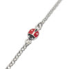 Pulsera de plata de mariquitas rojas (3) Pulsera de plata de mariquitas rojas (3)
