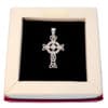 Colgante Cruz Celta de plata con circonitas (4)