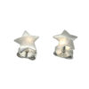 Pendientes mini estrella de plata (3)