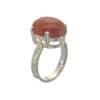 Anillo de rodocrosita de 16×12 mm. montado en plata 925 (1)