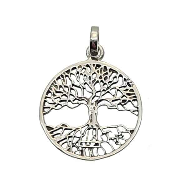 Colgante árbol de la vida realizado en plata (2)