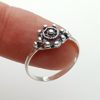 anillo botón charro tamaño pequeño de plata (4)