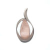 colgante plata con piedra en lágrima de cuarzo rosa (3)