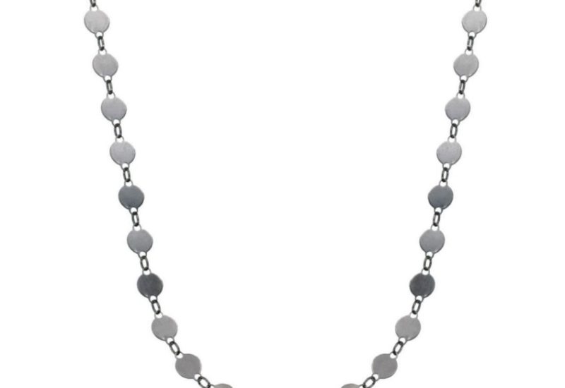 Gargantilla collar chapas plata 925 adaptable a choker