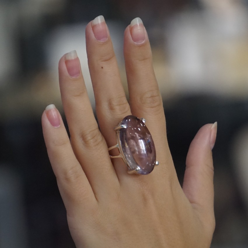 Pierre Ametrino (Amétrine) Naturelle De Bolivie - 2.80 Carats - Forme Octogone - Neuf