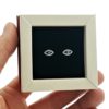 Mini pendientes ojo turco con circonitas en plata 925 (5)