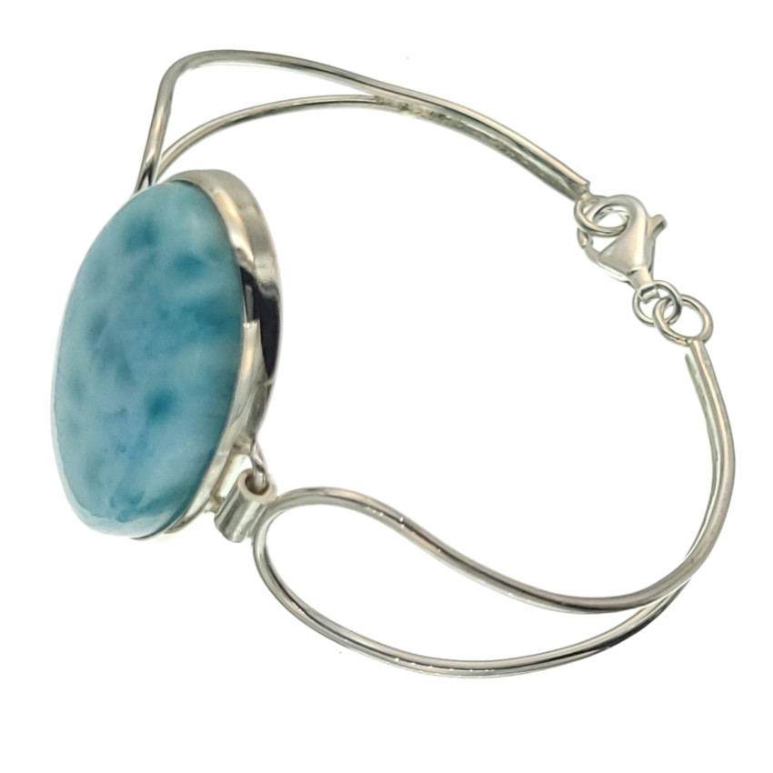 pulsera de plata y larimar (4)