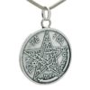 Colgante tetragramatón pentagrama en plata (3)