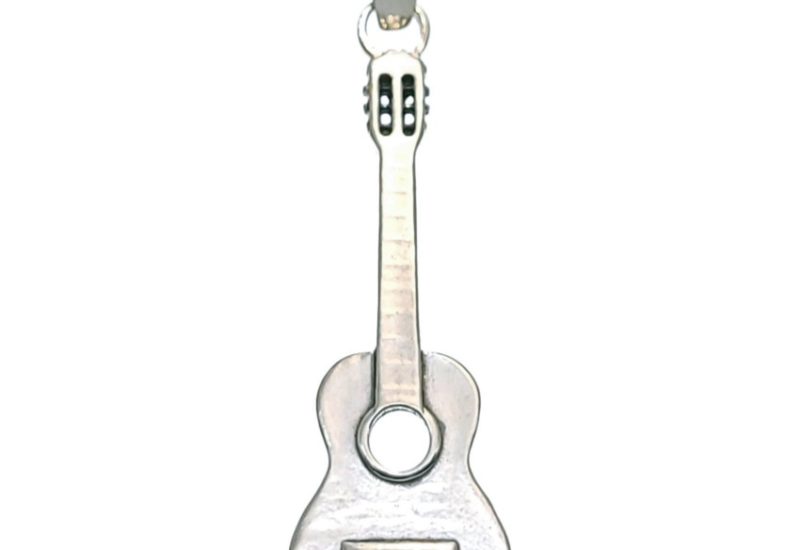 Colgante de 48 mm. guitarra clásica Española en plata 925