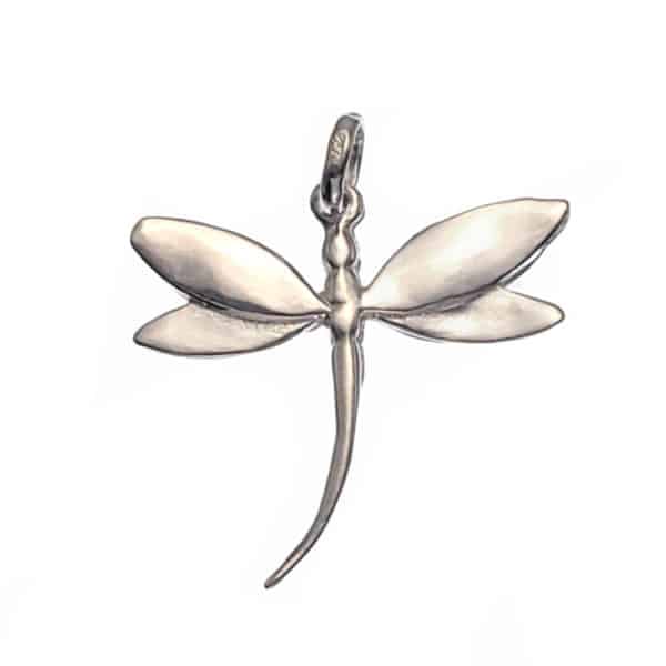 Colgante libélula plata (2)