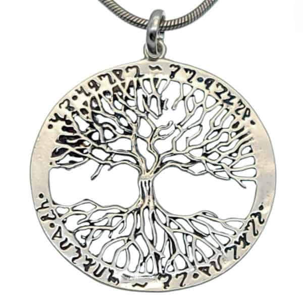 Colgante árbol de la vida en plata 925 (1)