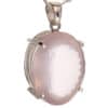 Exclusivo colgante de cuarzo rosa de gran tamaño (1)