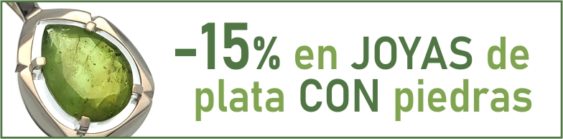 -15% en TODAS las joyas de plata CON piedras