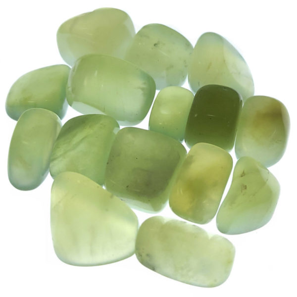 Piedras pulidas de jade 