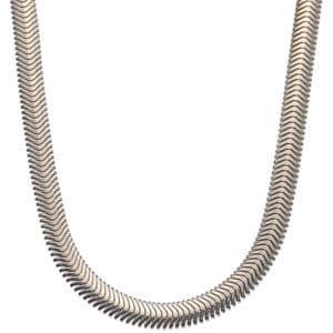 Cadena serpiente de 45 cms realizada en plata 925
