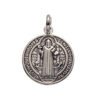 Colgante medalla de San Benito en plata de 2,2 centímetros rf. 45480 (1)