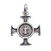 Coglante cruz de San Benito en plata 925 (2)