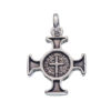 Coglante cruz de San Benito en plata 925 (4)