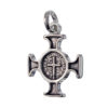 Coglante cruz de San Benito en plata 925 (5)