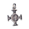 Coglante cruz de San Benito en plata 925 (6)