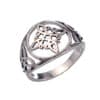 Anillo plata calado del Nudo de Brujas + Triqueta (3) Anillo plata calado del Nudo de Brujas + Triqueta (3)