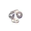Pendientes brújula de plata – clips de oreja (ear cuff) (2)